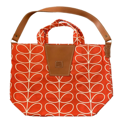 Orla kiely orange stem fabric - orla,