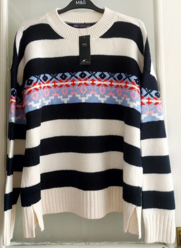 Womens fair isle crew neck - crew,