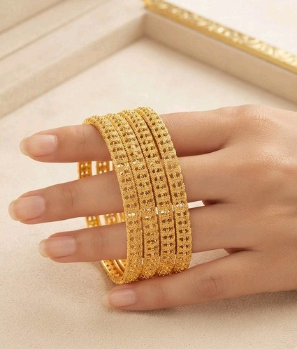 Ethnic bangles 22k gold - ethnic,