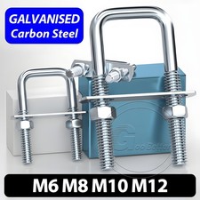 SQUARE U BOLTS PLATES & NUTS