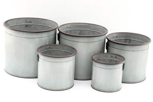 Round galvanised metal - round,