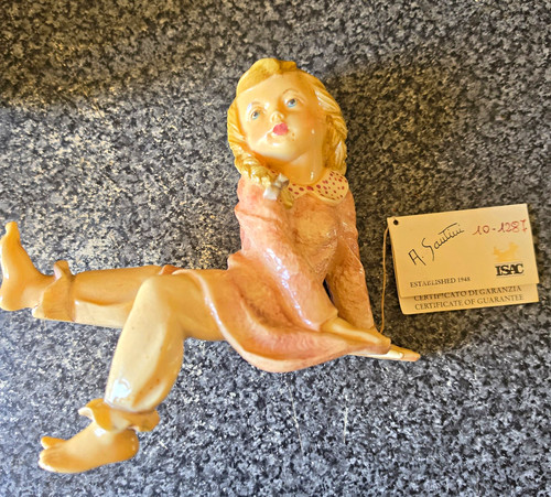 Isac ceramic decorative girl - decorative,