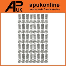 40x Knurled Wheel Studs M18 x