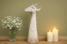 Stone Effect Giraffe Ornament