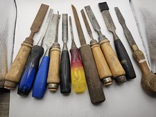 11 various vintage chisels