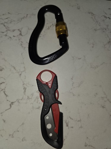 Small screw gate carabiner and - small,