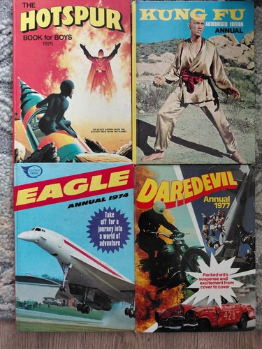 1970s comic annuals - 4x, mixed