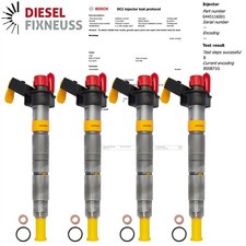 4x Bosch Fuel Injector 0445116001 Injector BMW 120d 3 Series 320d 0986435363