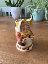Tony Wood- Toby Jug 'Betsy'- Ceramic glazed jug-Staffordshire character jug-GC