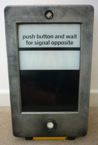 Pedestrian crossing wait - pedestrian,