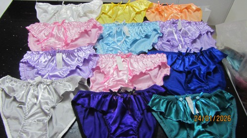 Job lot vintage satin - lot,