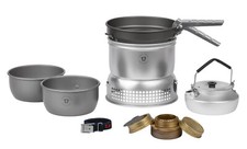 Trangia 27-8 UL/HA Camping Storm cooker Stove Non-Stick pan Kettle Spirit Burner