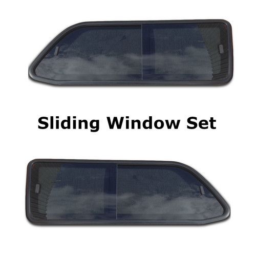 Sliding window pair for van - sliding,