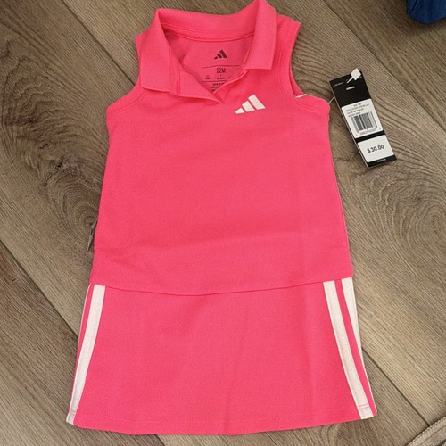 Adidas girls 12m pink - adidas, pink/white