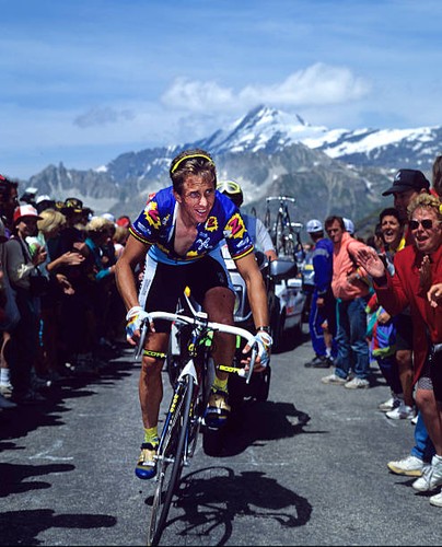 Greg lemond struggles climb - to,