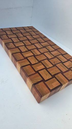 Basket weave end grain - end,