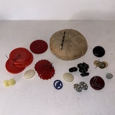 Vtg Silk Pin Cushion And Cool