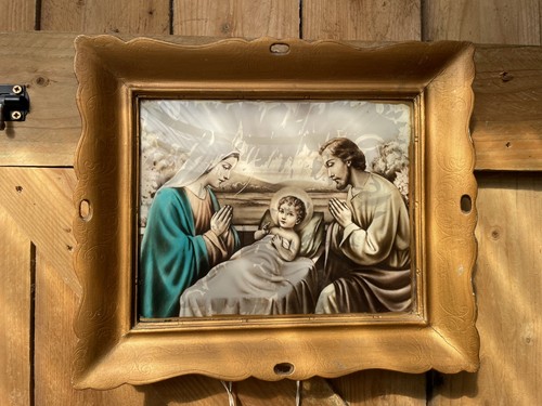 Vintage light jesus picture - vintage,