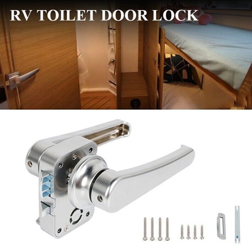Toilet door lock bathroom - rv,
