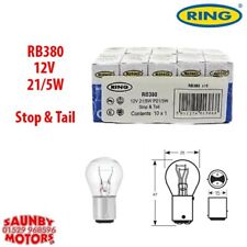 Ring Automotive  RB380  12v 21/5w Osp Bay15d Brake/Tail PACK OF TEN