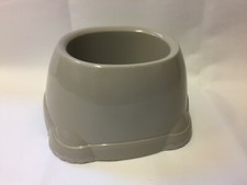 Grey Plastic Spaniel Bowl -