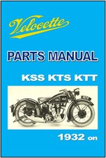 VELOCETTE Parts Manual KSS KTS