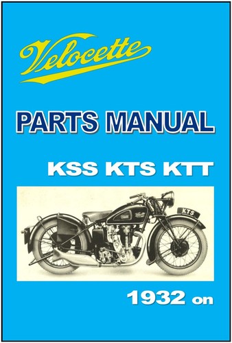 Velocette parts manual - kss, kts