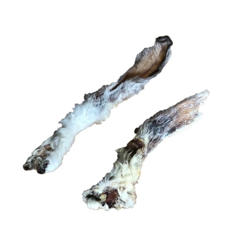 Dried furry rabbit ears - ears,