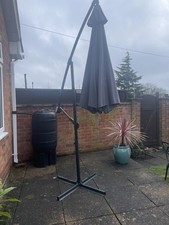 Cantilever Grey 3M Parasol