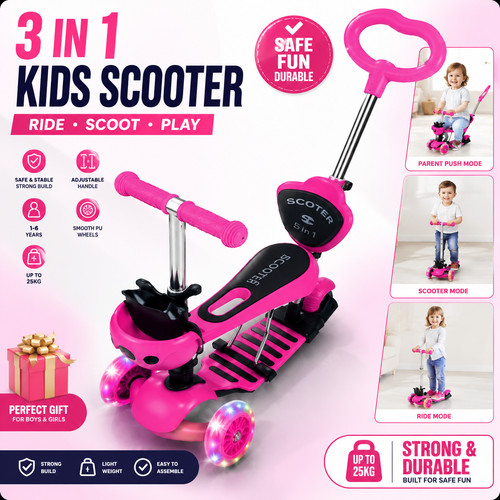 Kids scooter with seat - kids,