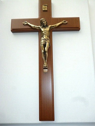 Wall crucifix dark - ,