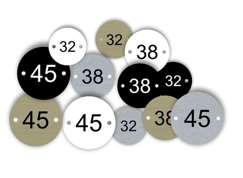 Table number discs acrylic - discs,