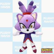 Sonic The Hedgehog Blaze The Cat Plush 14" TV Character Series Plushie Toy Doll