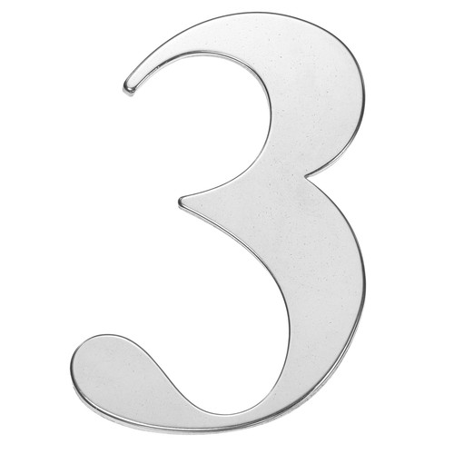 House numbers stainless - house,