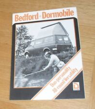 Bedford Dormobile Brochure