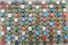 35pcs Women Lady's Jewelry Wholesale Lots Mixed Charm Resin Rings New Fashion