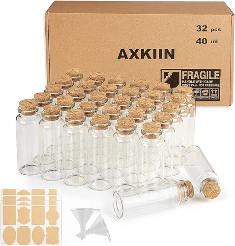 Small glass bottles 32pcs - small,