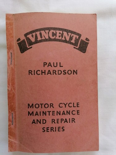 Vincent motorcycle maintenance - vincent,
