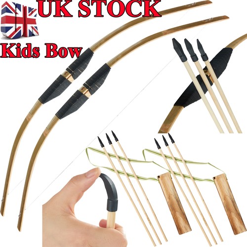 Handmade wood bow and arrow - bow,