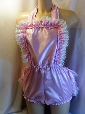 ADULT BABY SISSY SATIN RUFFLE