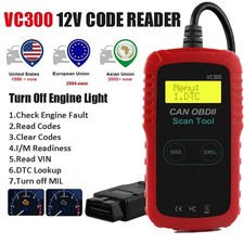 OBDOBD2 Diagnostic Scanner Car Engine Error Fault Code Reader Erase Reset Tool