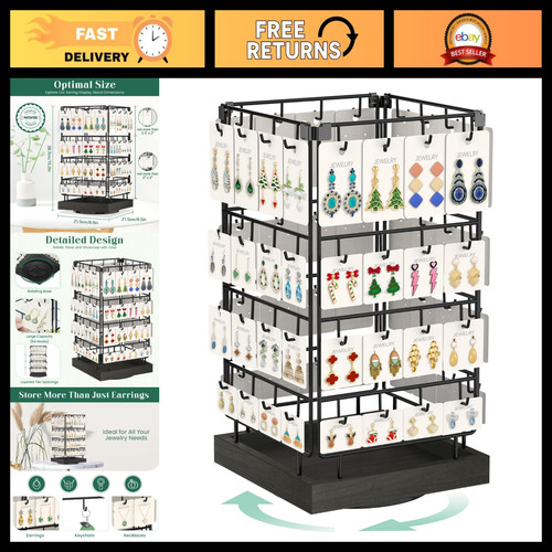 Rotating earring display stand - display,