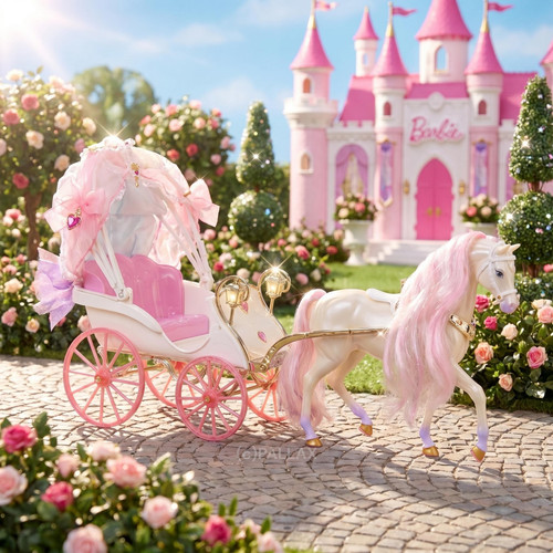Barbie 10142 crystal carriage - barbie,