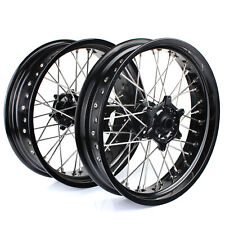 17" Supermoto Wheels Set For Gas Gas EC MC XC For Husqvarna FC TE For KTM EXC SX