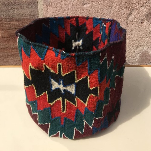 Kilim flower pot hand - kilim, (large)