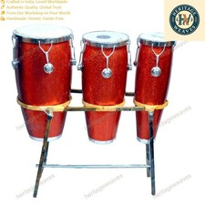 Fibre Congo With Stand Drum