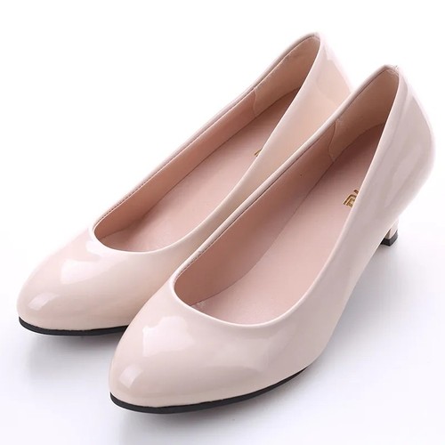 Womens nude court shoes - nude,
