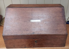 Vintage oak slope fronted