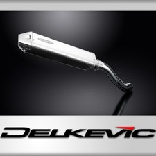 Kawasaki Z750 04-06 Delkevic Slip On 17" Tri-Oval Stainless Exhaust Muffler Kit