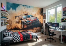 Rally Car Photo Wallpaper Wall